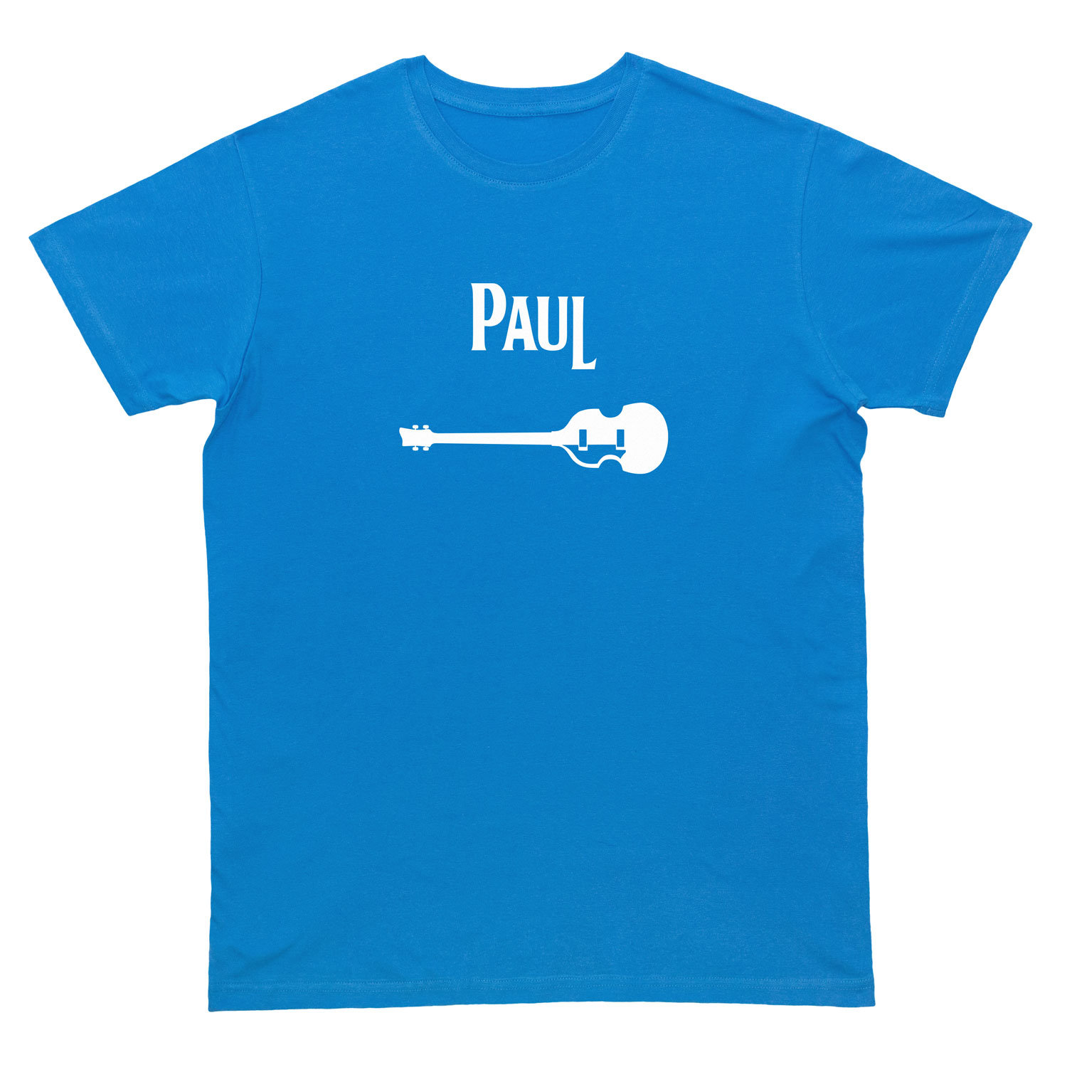 Paul McCartney Bass Guitar T-Shirt - Sclebez - Heat Transfer Vinyl Print